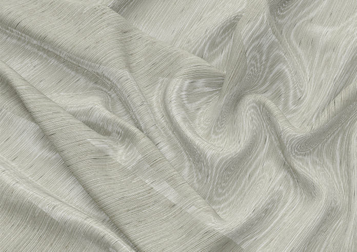 Sahara Voile, Metallic Pearl Grey - Motorised Roman Blind - Image 4